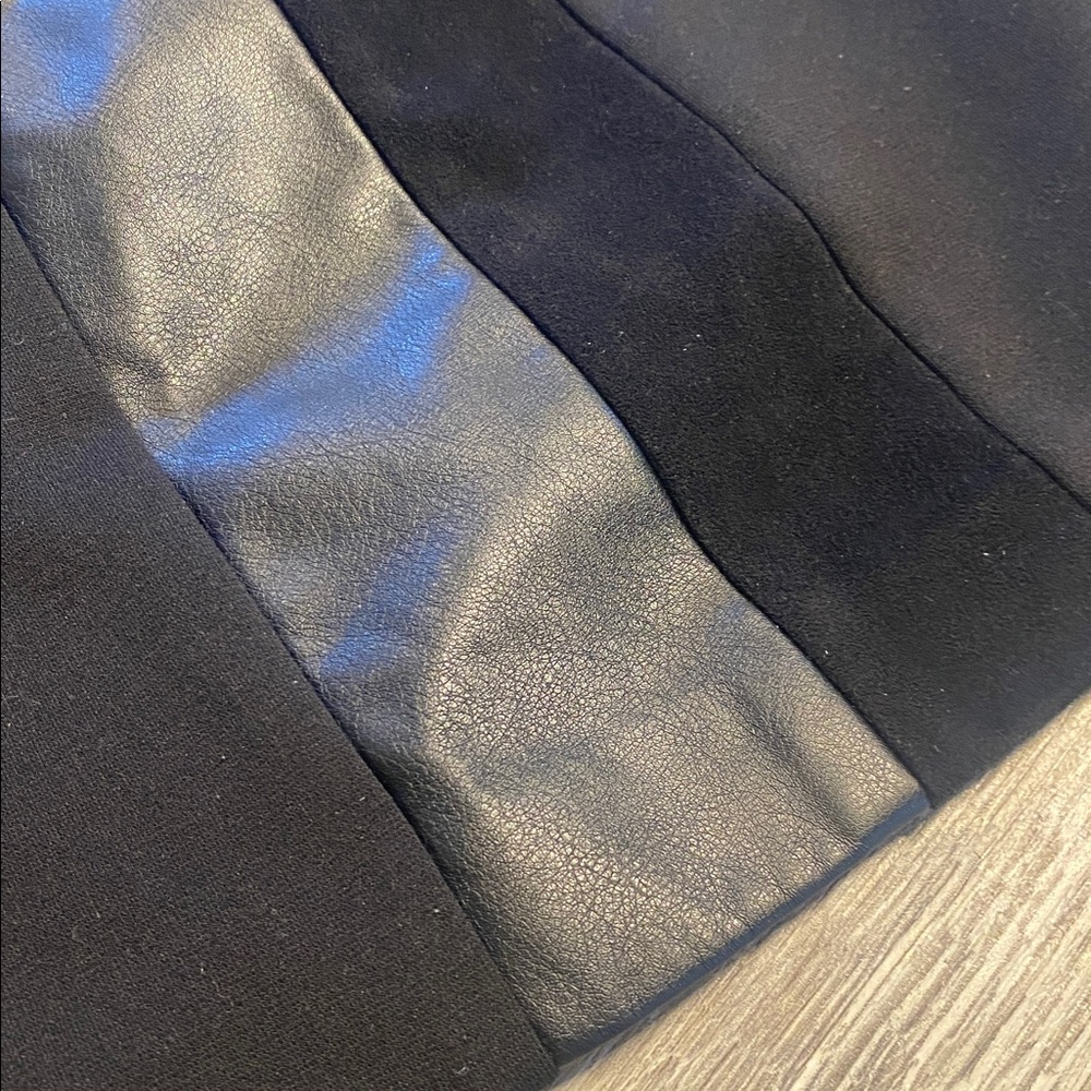 NWOT CALVIN KLEIN Leather Detail Sheath Dress 6 - Picture 3 of 9